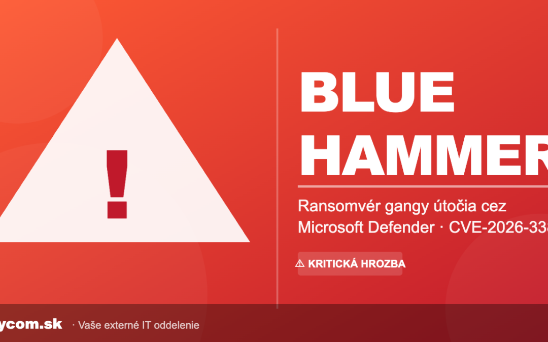 BlueHammer: ransomvér aktívne útočí cez chybu v Microsoft Defender