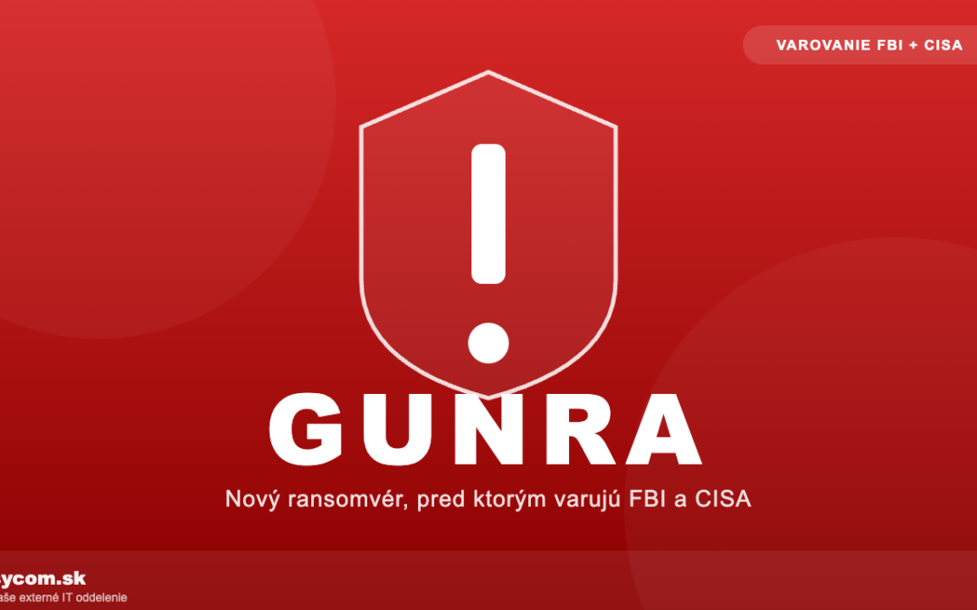 Gunra: nový ransomvér-ako-služba, pred ktorým varujú FBI a CISA