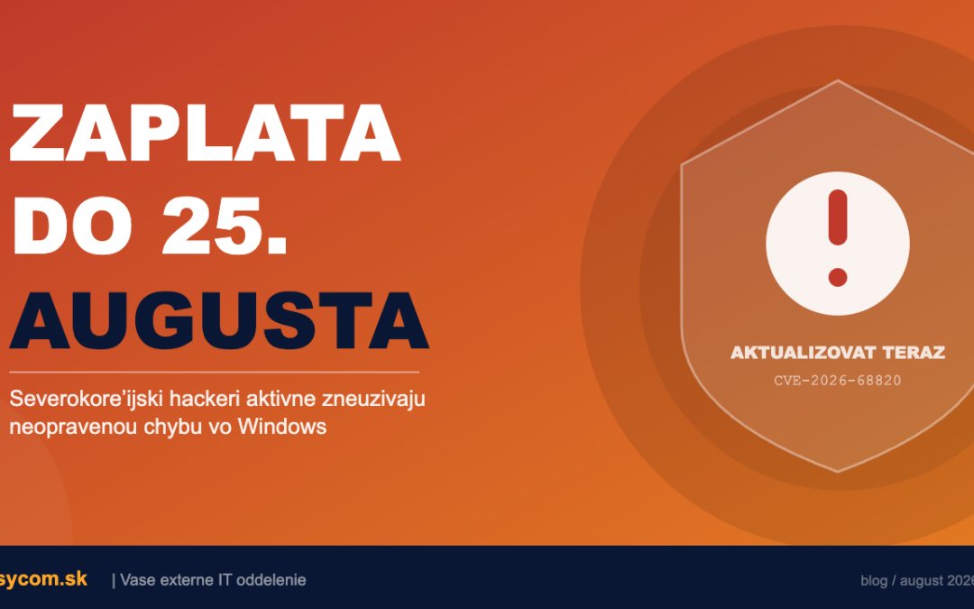 Severokórejskí hackeri útočili cez Windows — záplata CISA nariadila do 25. augusta